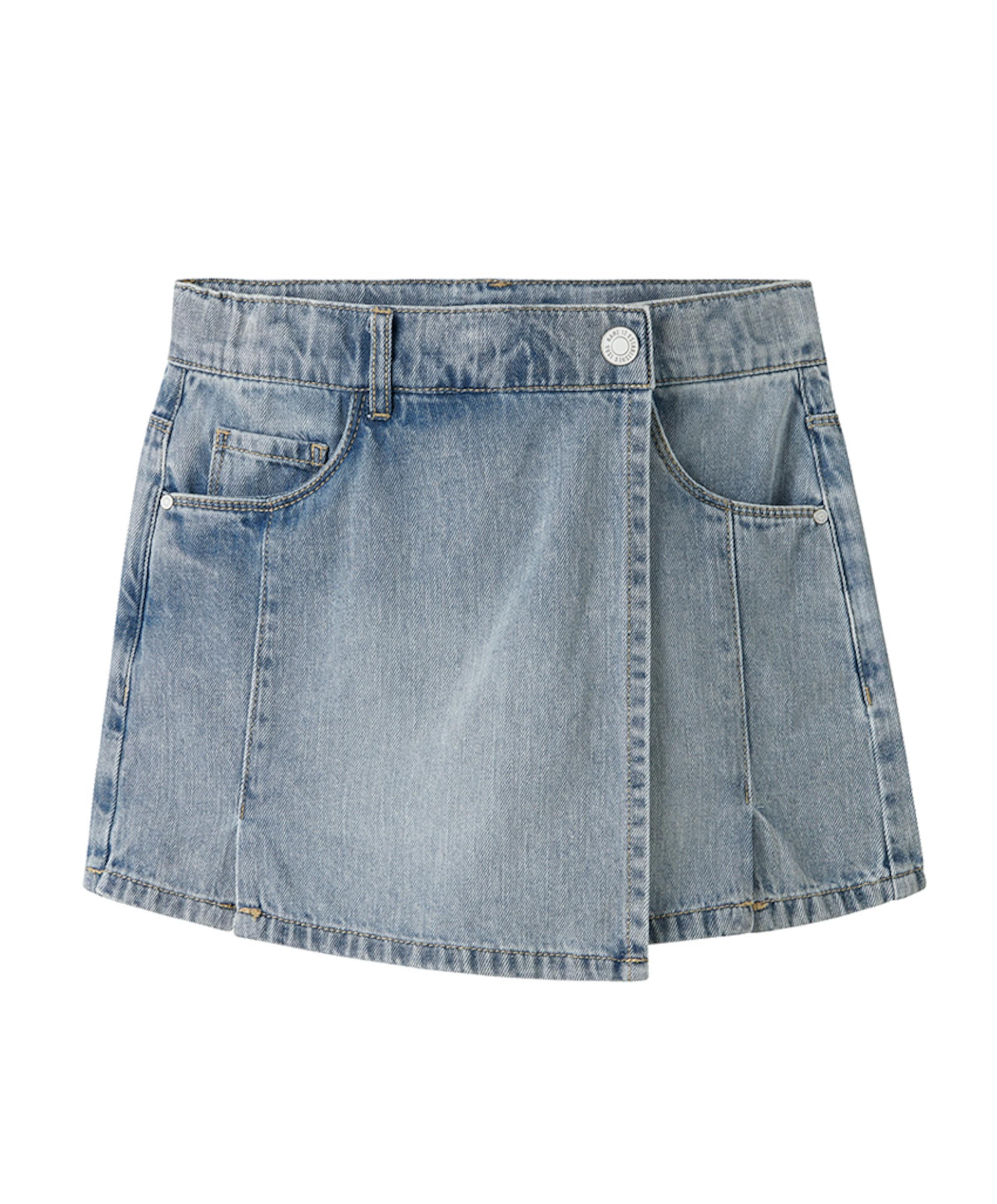 NKFALMA DNM SKORT 2228-OV F meisjes broekrok blauw