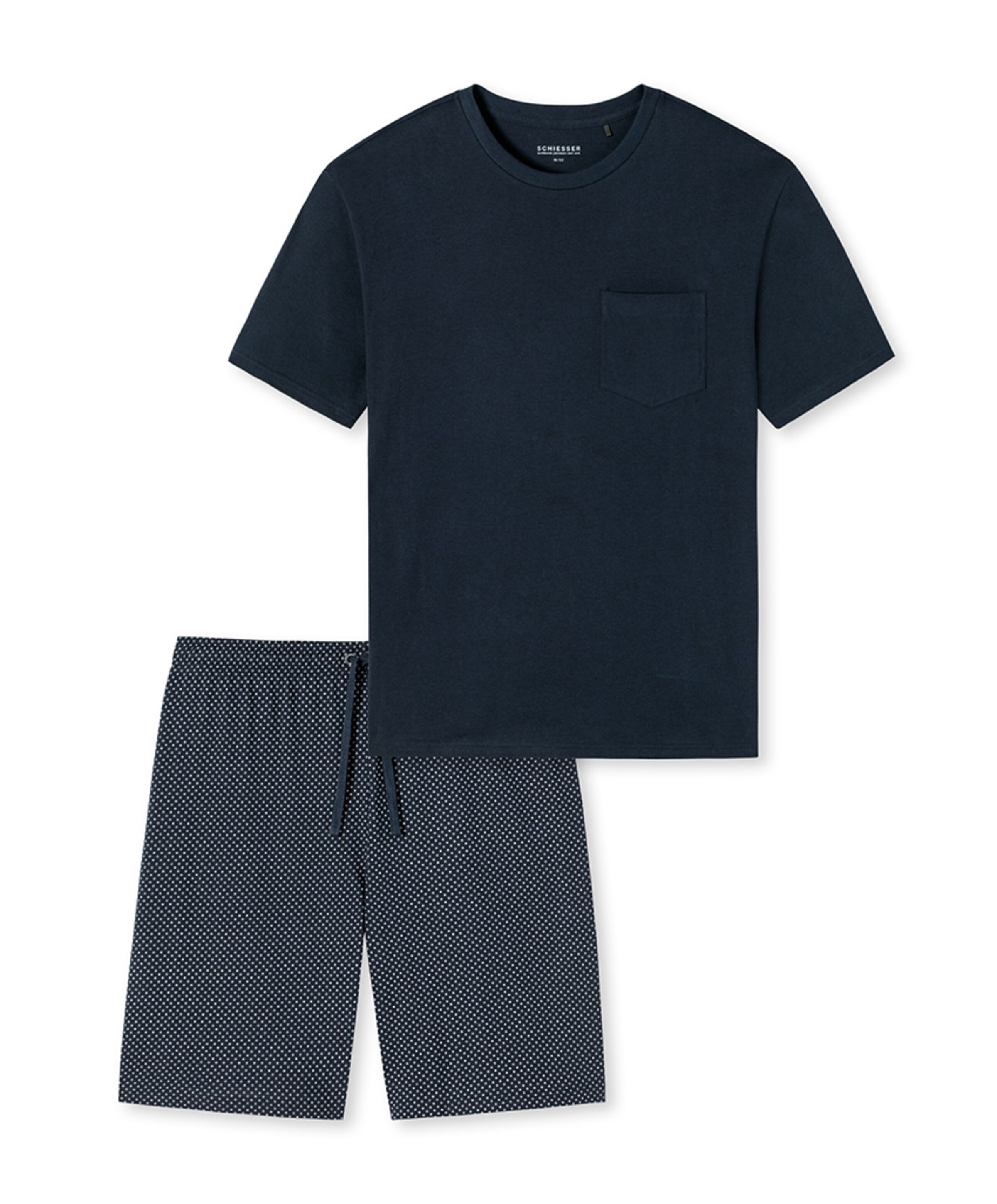 Heren pyjamaset blauw