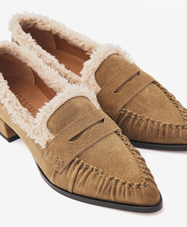 Jazz Vica dames loafers bruin