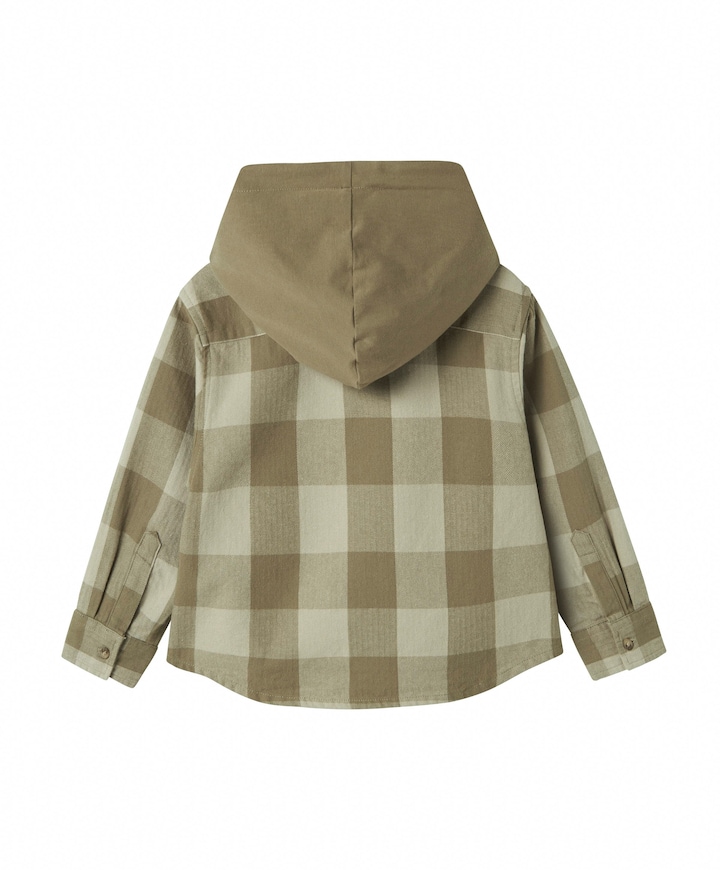 Overhemd lange mouw beige