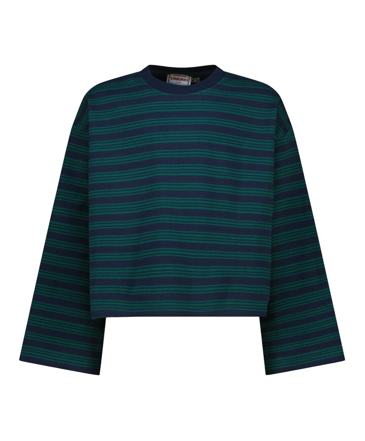Meisjes longsleeve blauw