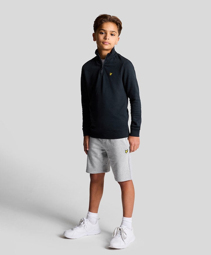 Sweat short jongens korte broek grijs