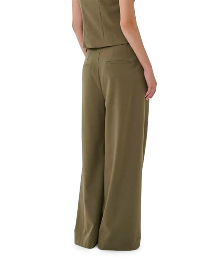 MWHace Sille High Wide dames broek groen