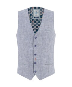 Heren gilet blauw