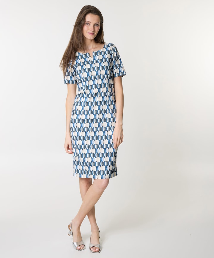 Dames jurk blauw