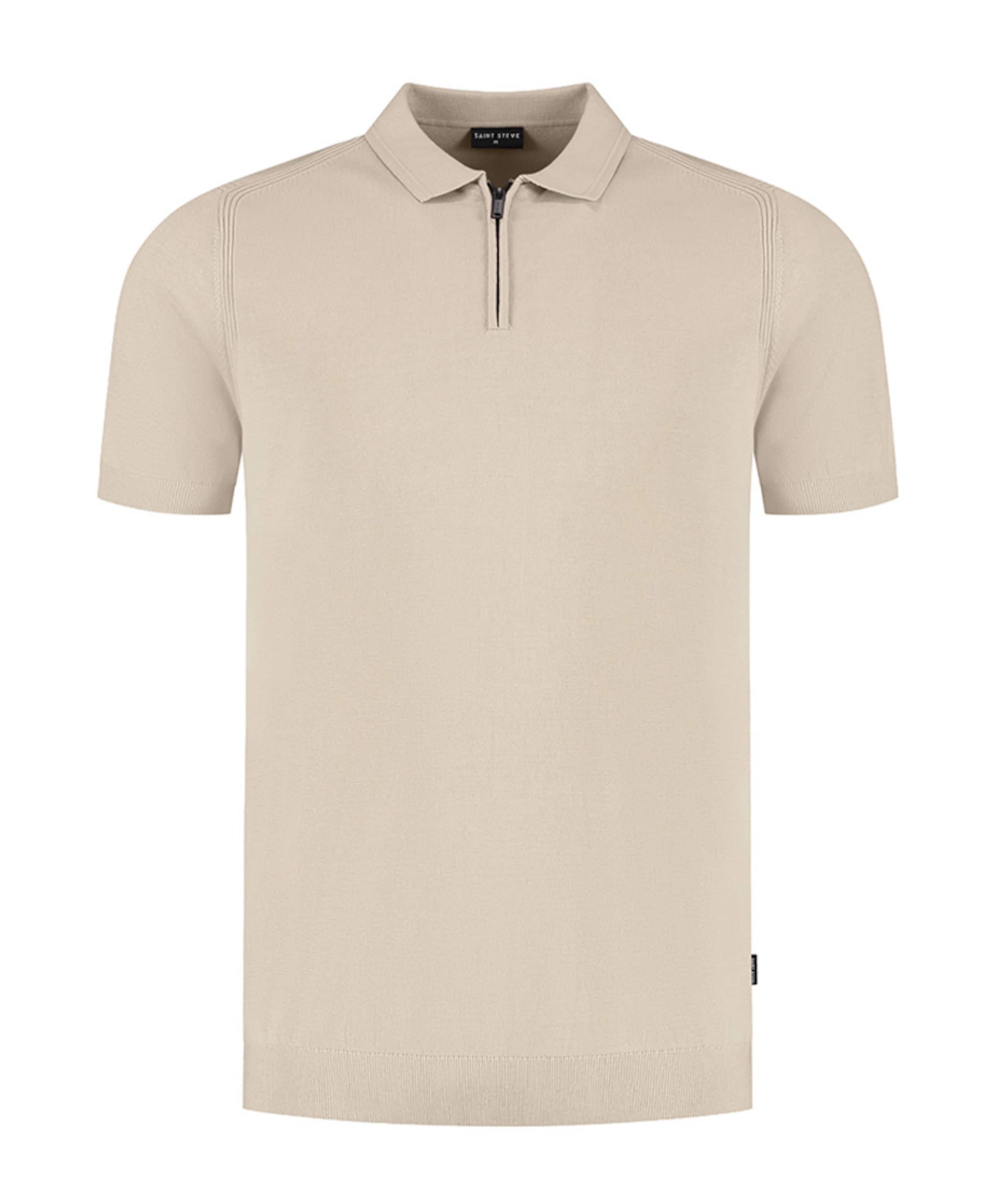 Heren polo beige