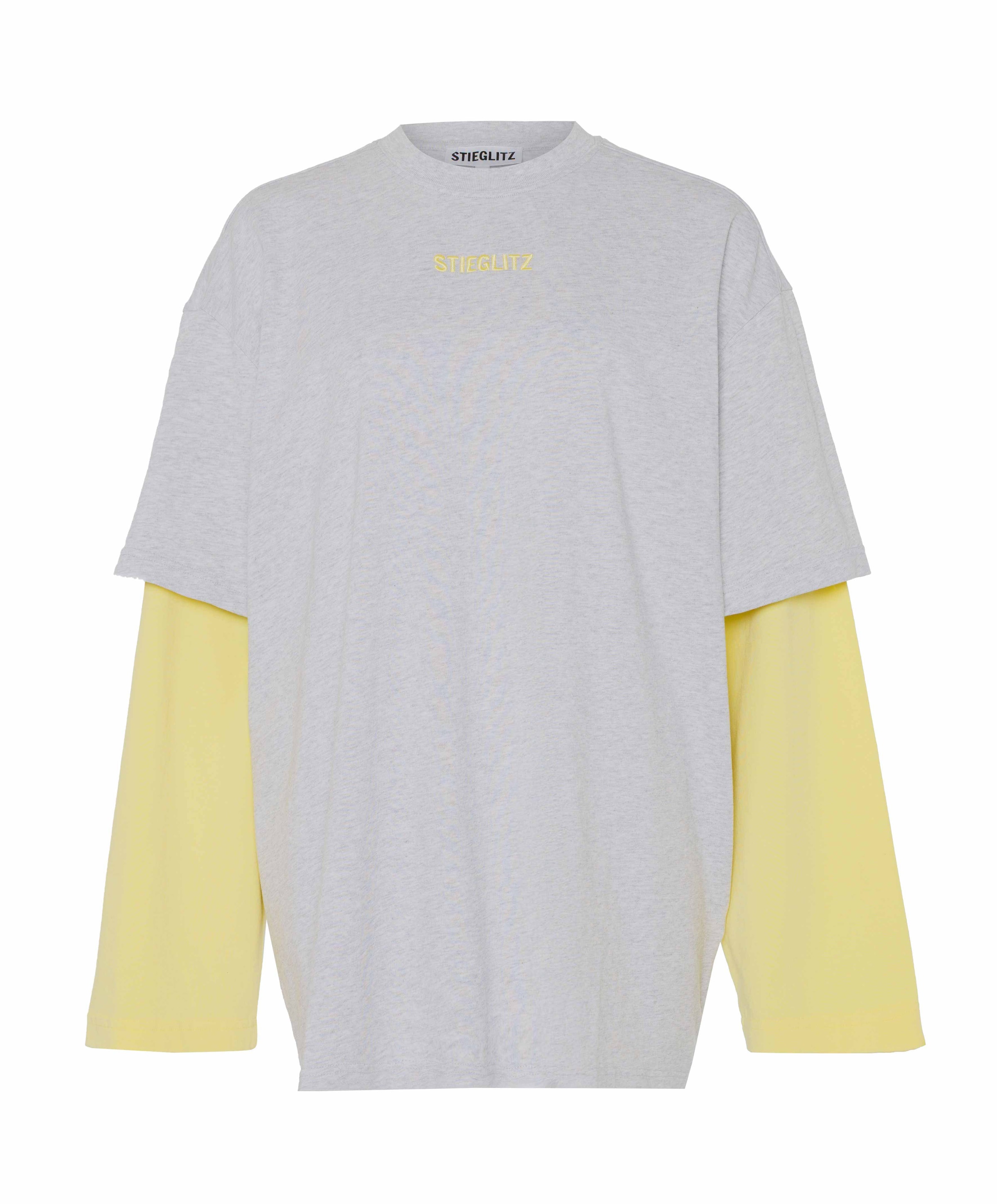 Dames longsleeve geel