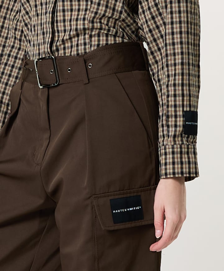 Rabi Cargo Pocket Tall Pant dames broek bruin