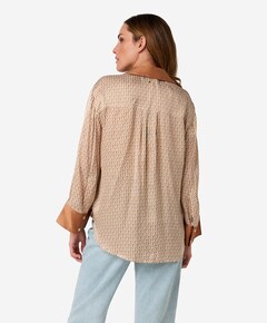 Dames blouse bruin