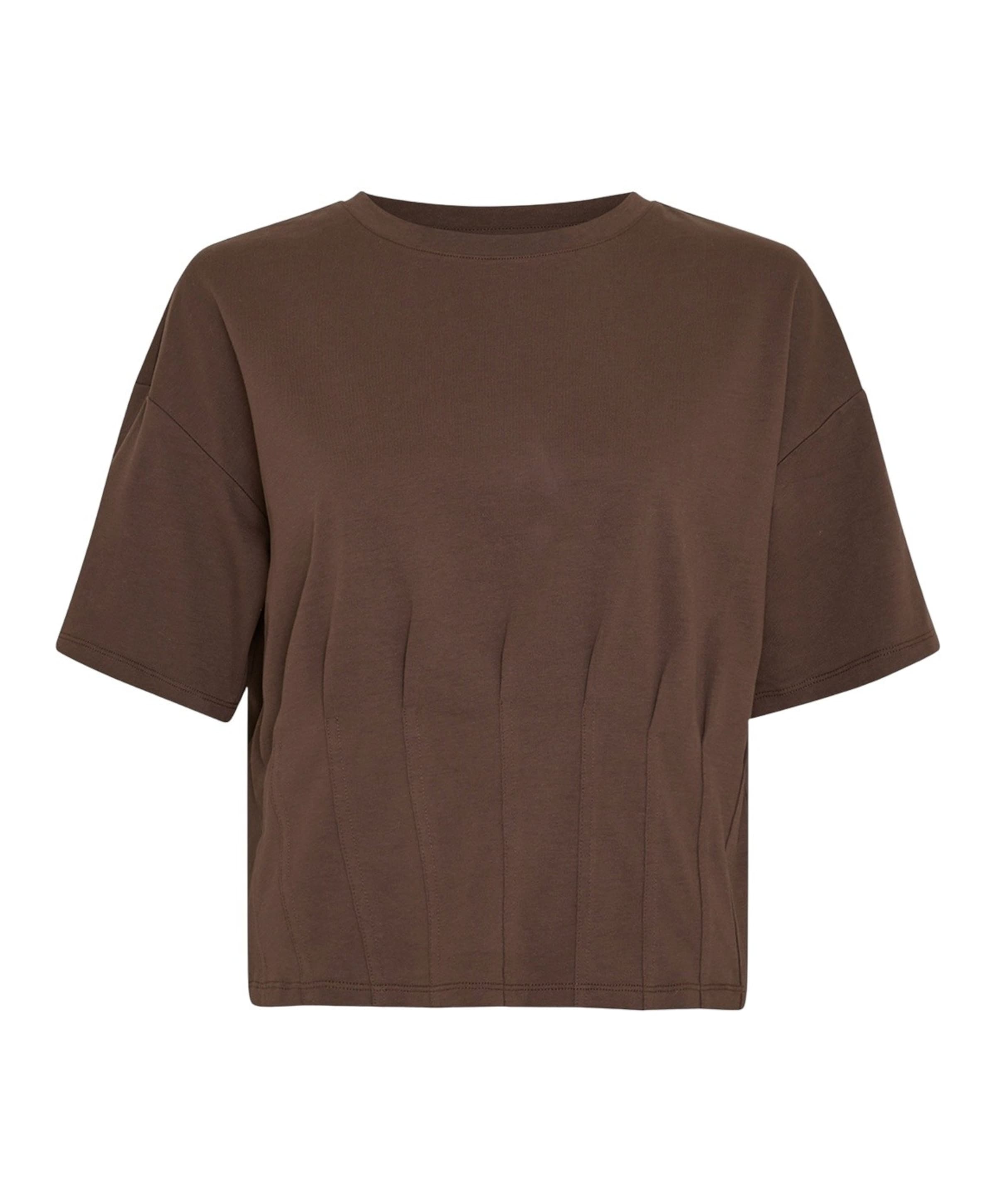 Dames T-shirt bruin