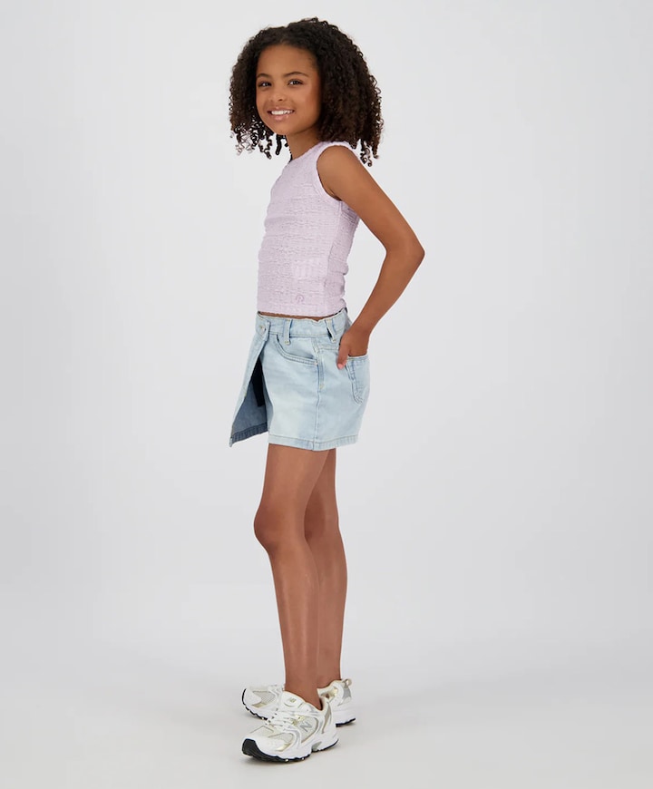 Meisjes broekrok blauw