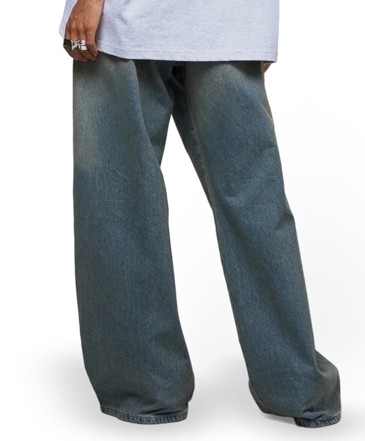 Julian baggy jeans uniseks jeans blauw