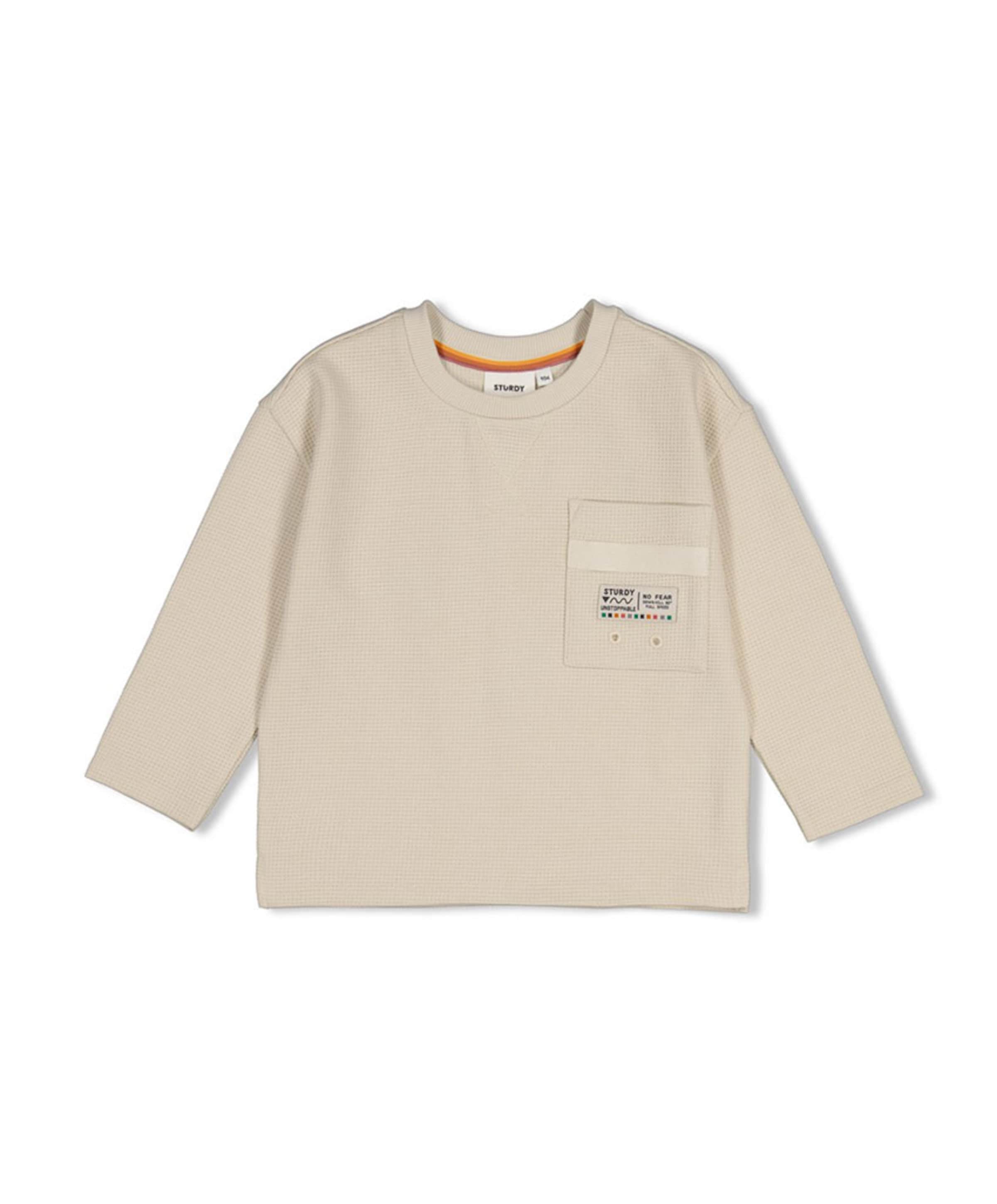 Jongens longsleeve ecru