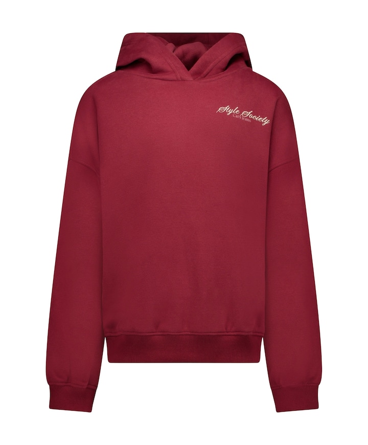 Meisjes hoodie bordeaux