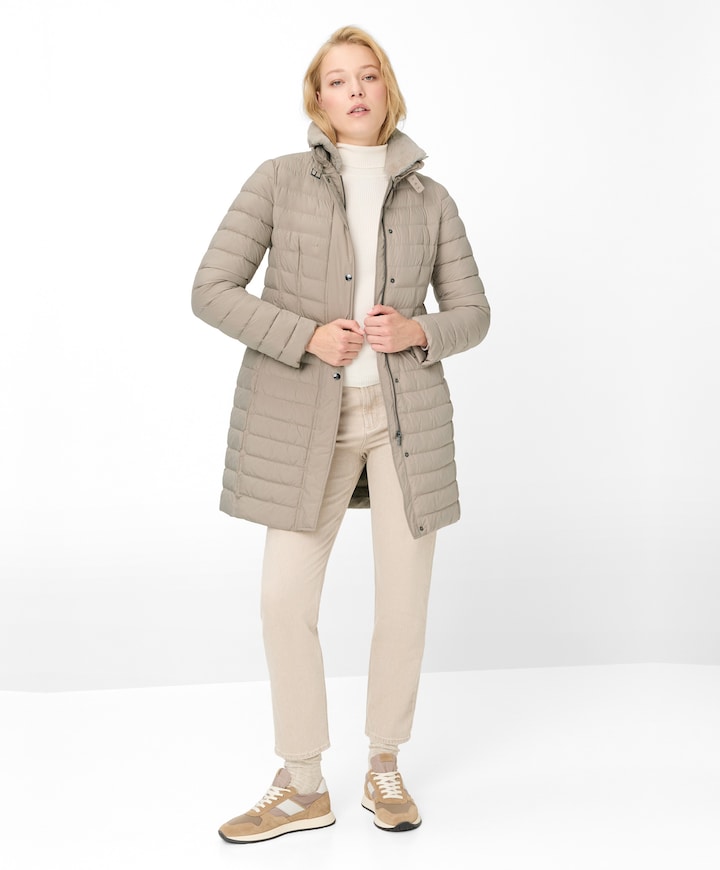 Dames jas beige
