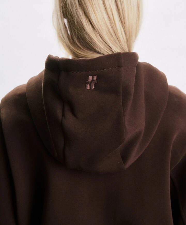 Dames sweater bruin