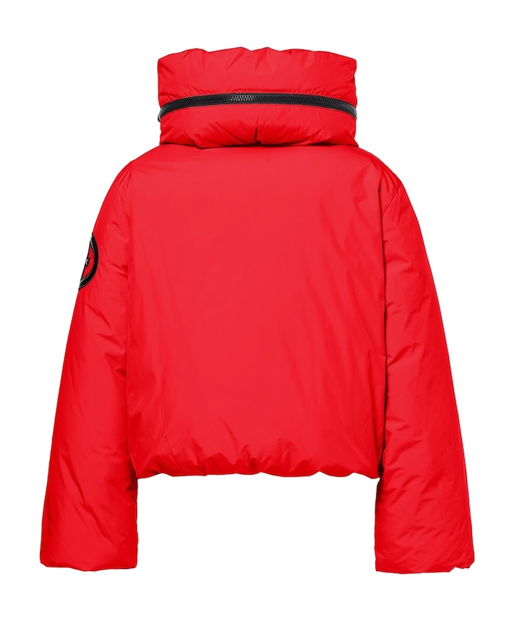Dames ski-jas rood
