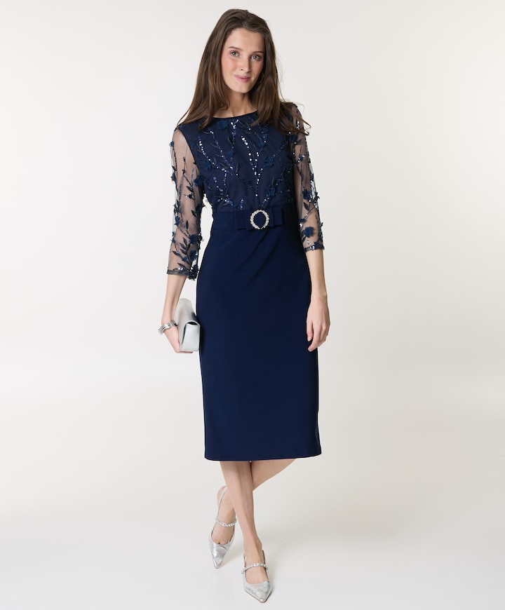 Dames jurk blauw