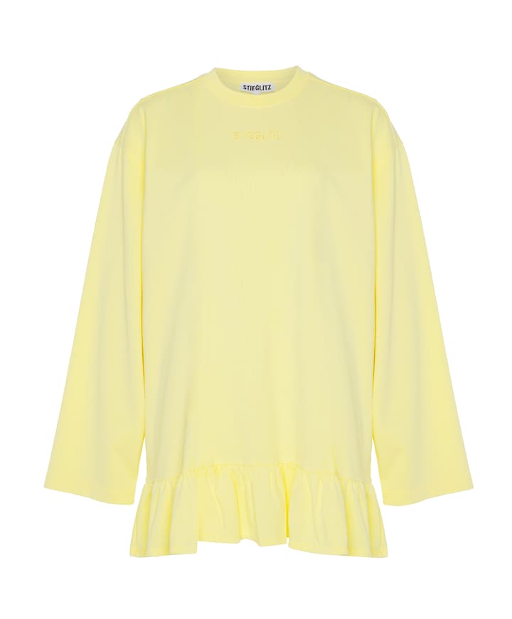 Dames longsleeve geel