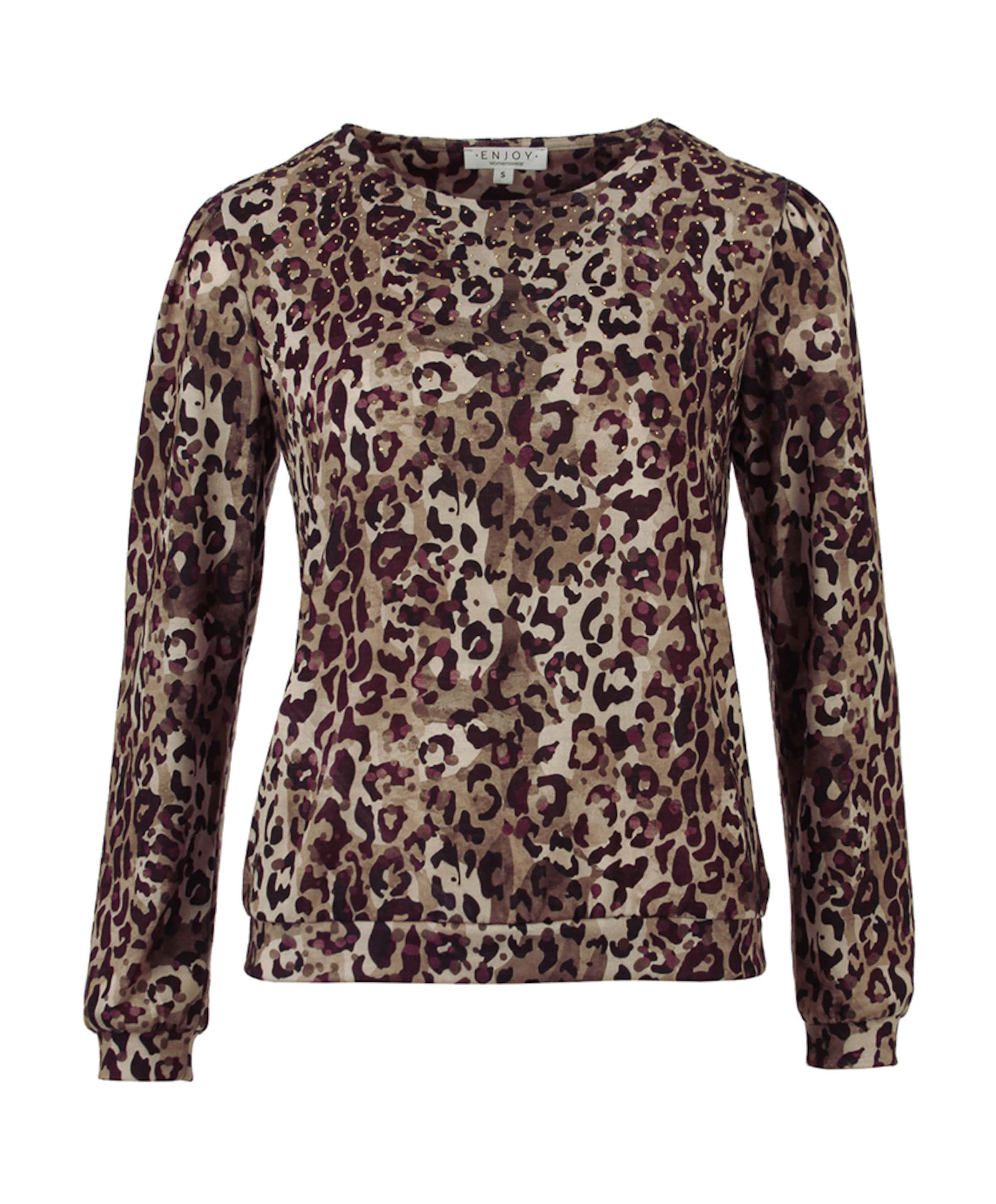 Dames longsleeve bruin