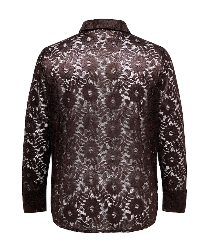 Dames blouse bruin