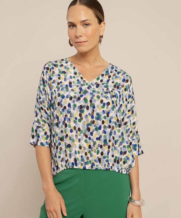 Dames blouse groen