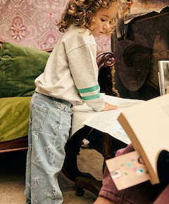 Denim Bow meisjes jeans blauw
