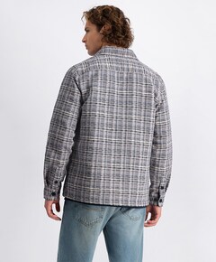 Heren overshirt blauw