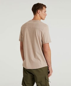 Heren T-shirt beige