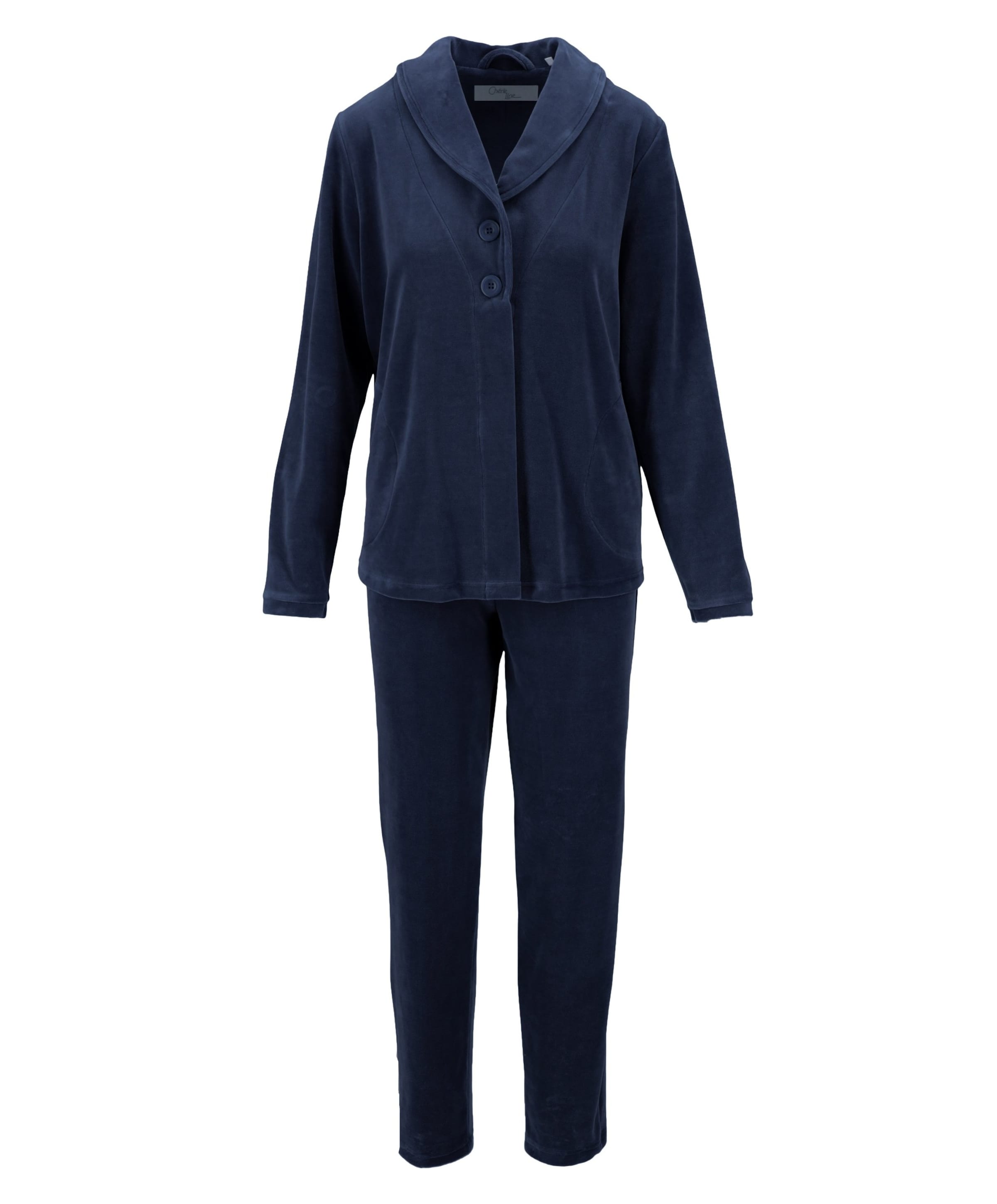 Dames pyjamaset blauw
