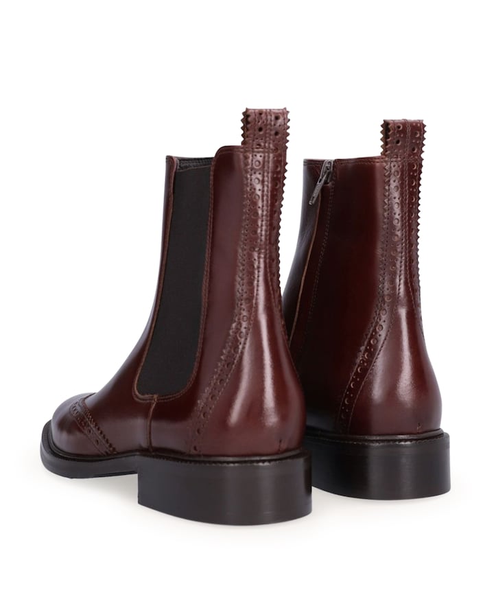 Boots dames enkellaarzen bruin