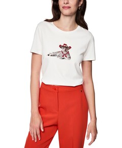Dames t-shirt ecru