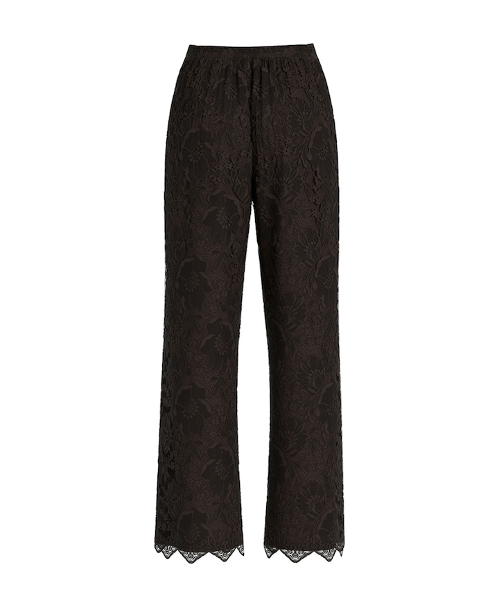 VIMAYE HW LACE broek bruin