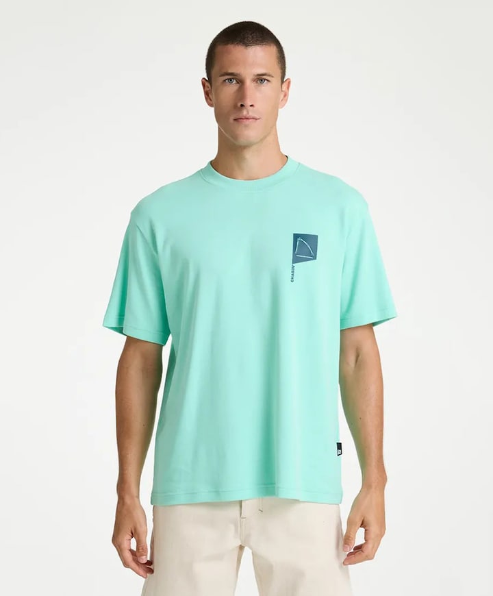 Heren T-shirt blauw