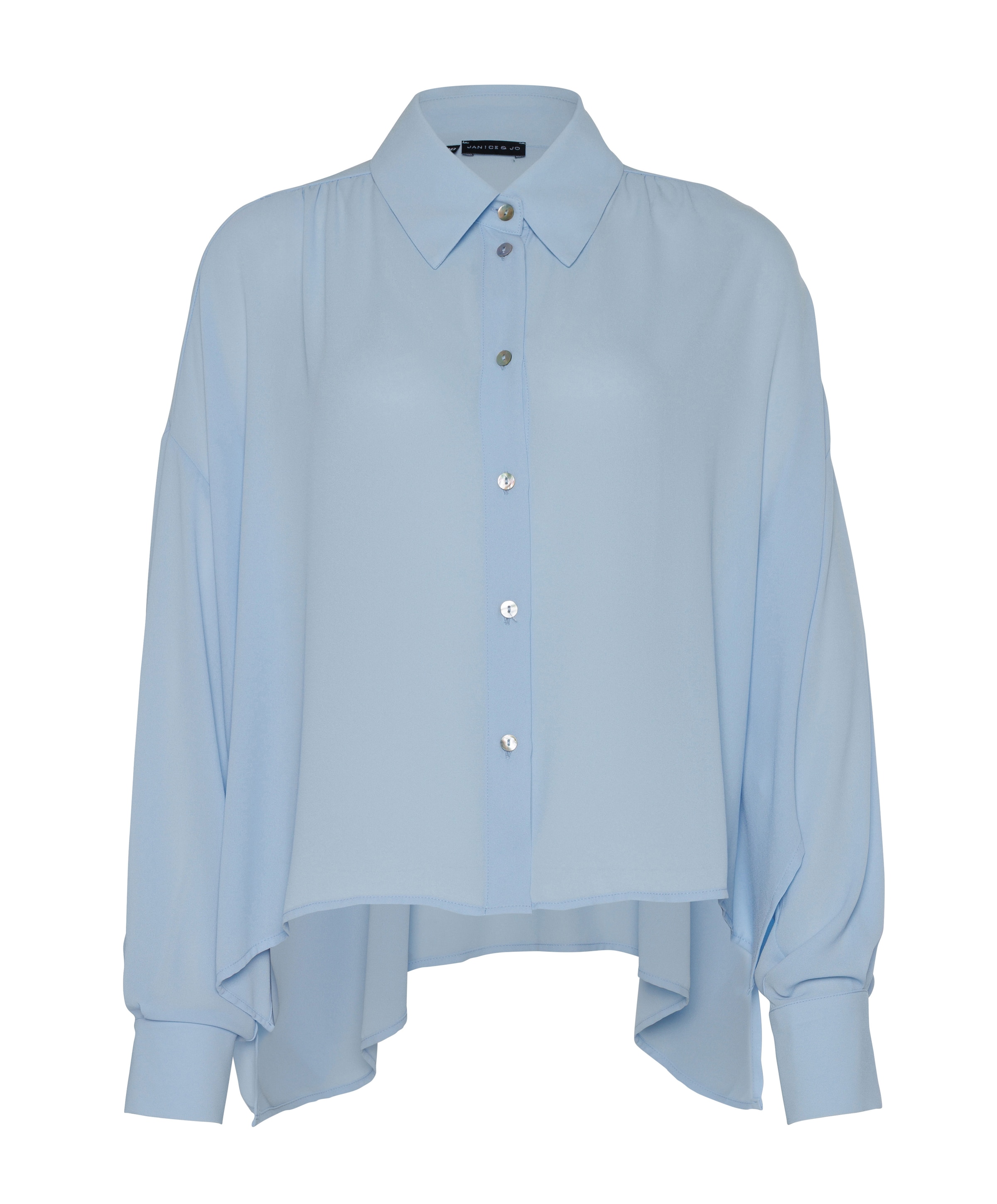 Dames blouse blauw