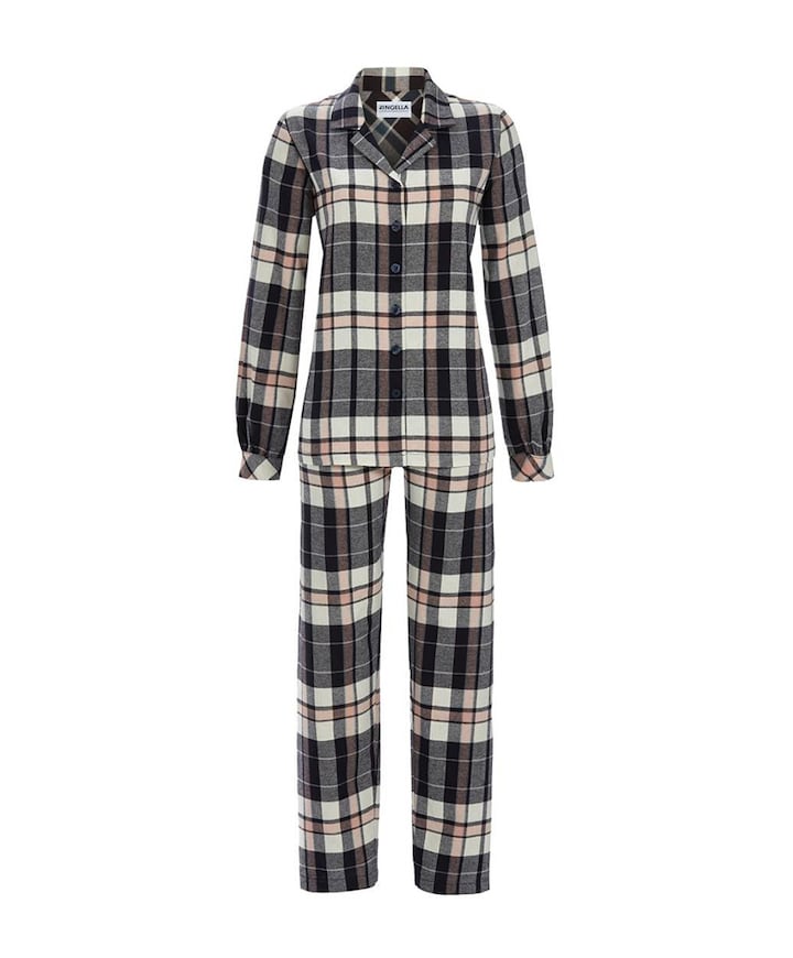 Dames pyjamaset blauw