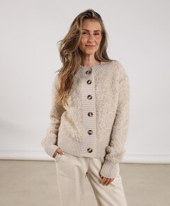 Dames vest beige