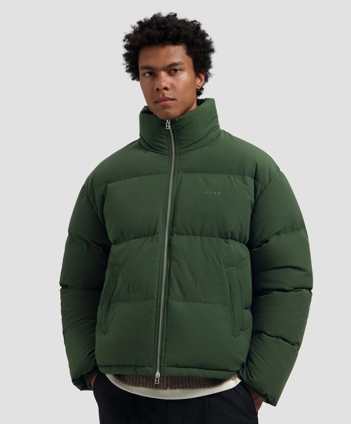 Heren jas groen