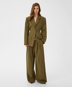 Dames blazer groen