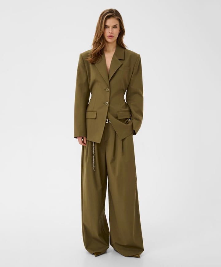 Dames blazer groen