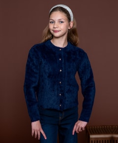 Meisjes vest blauw