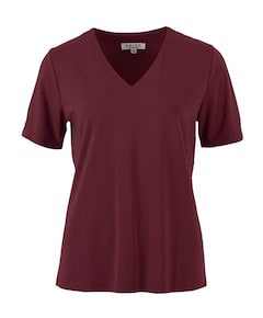Dames T-shirt bordeaux