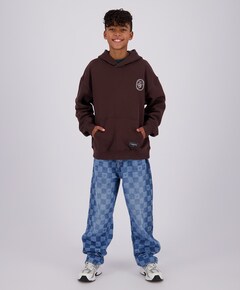 Cadore check jongens jeans blauw