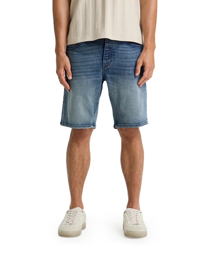 EVAN.S TYDE heren korte broek blauw