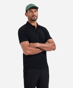 Heren polo zwart