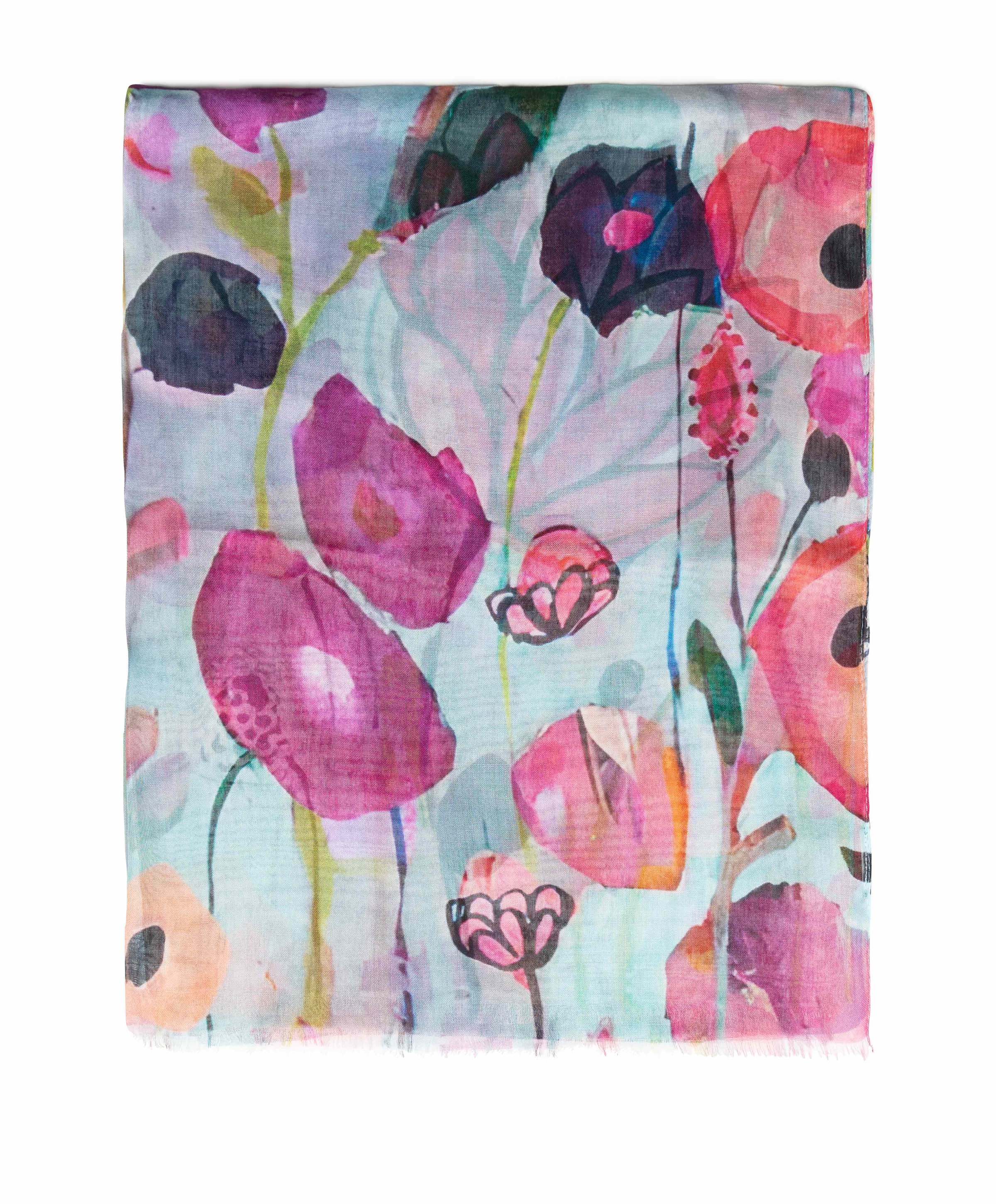 Dames sjaal multicolor