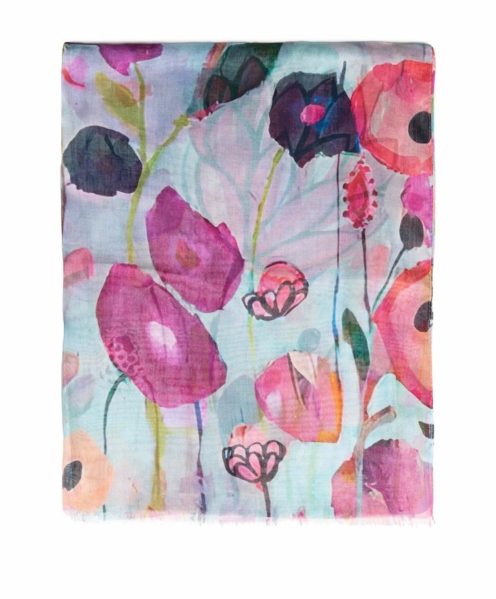 Dames sjaal multicolor