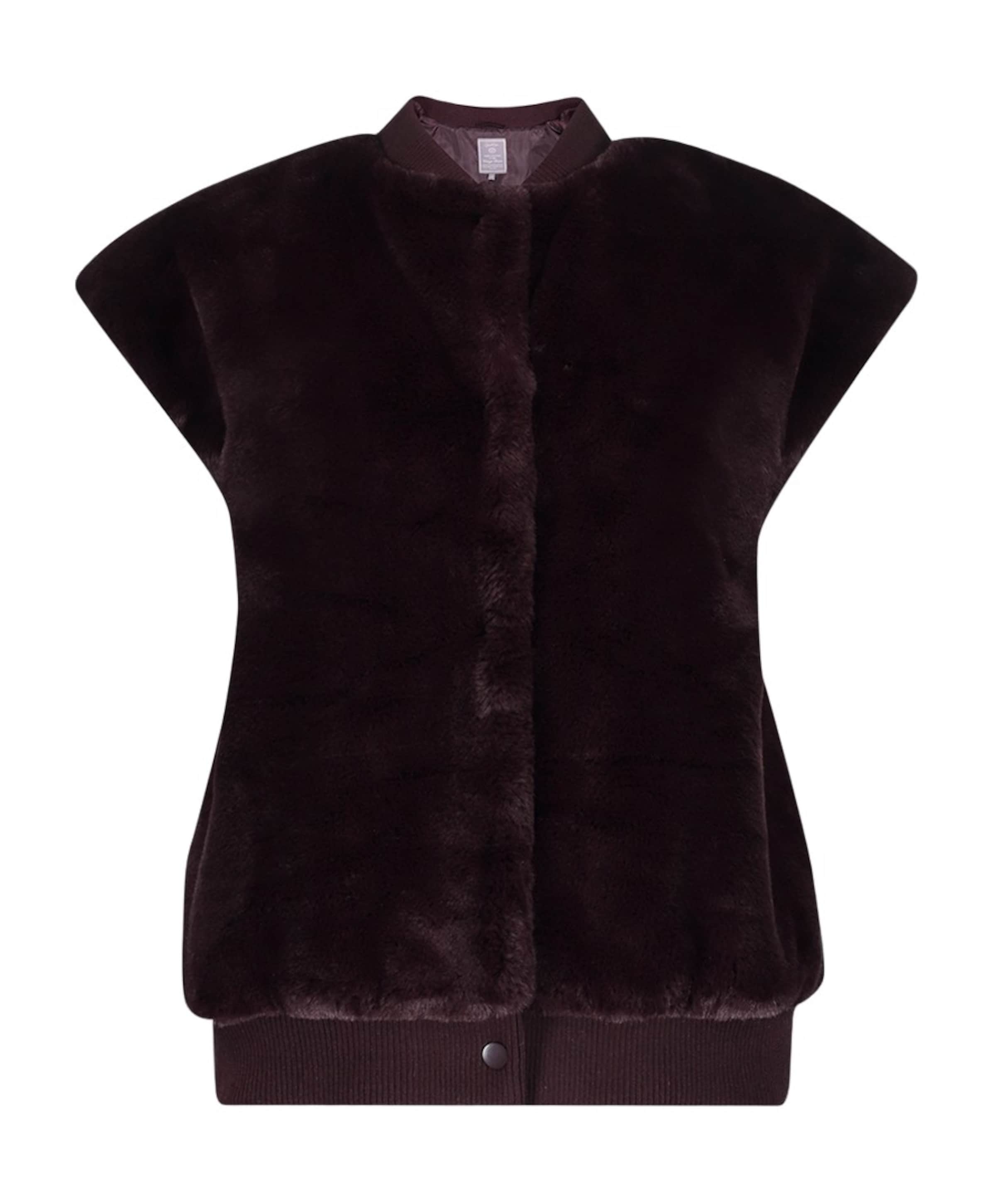Dames gilet bordeaux