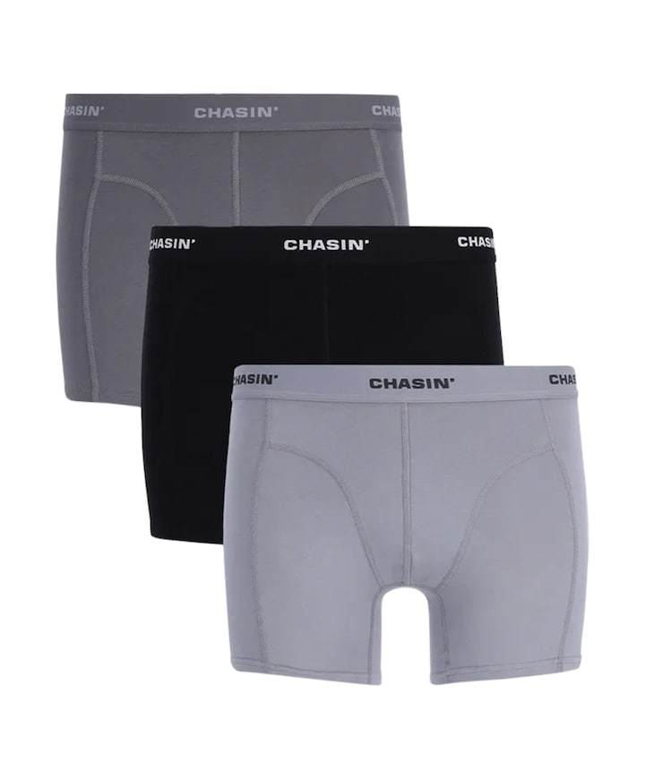 Heren boxershort grijs