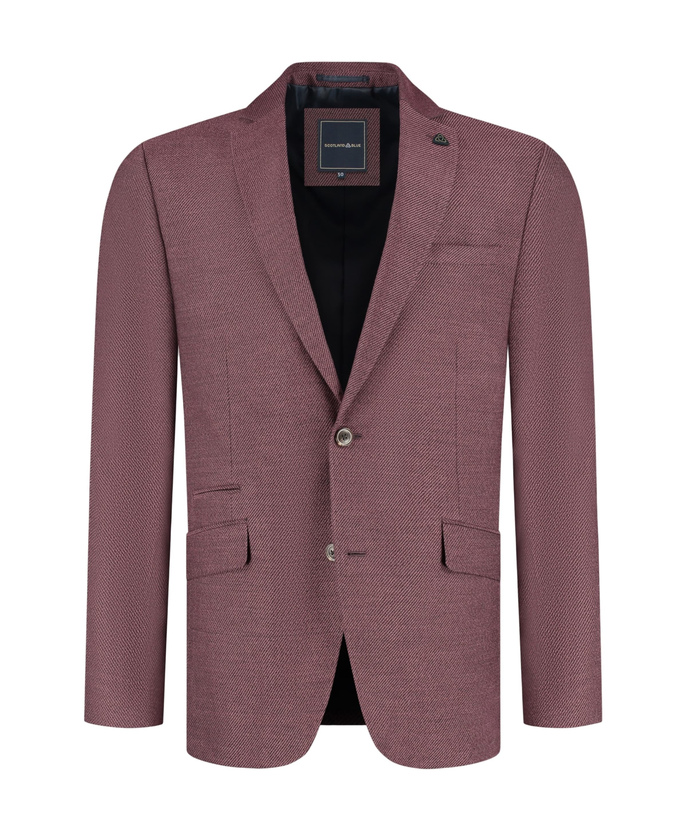 Heren colbert bordeaux